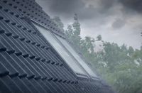Ventana Velux cuando está lloviendo