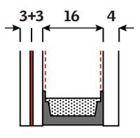 Cristal doble ventana cubierta plana VELUX