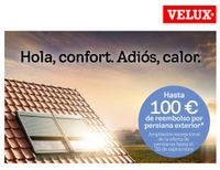 Persiana motorizada VELUX con 100€ de reembolso