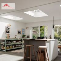 Ventana VELUX Integra de cubierta plana en cocina - Las Mejores Ventanas de Tejado Ventana VELUX Integra de cubierta plana en cocina - Las Mejores Ventanas de Tejado
